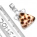 925 Sterling Silver Modern Jewelry Natural Fancy Shell Gemstone Pendant
