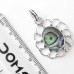 925 Sterling Silver Overlay Pendant Shell Gemstone Fashion Jewelry