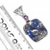 925 Sterling Silver Pendant Afghani Copper Lapis Women Jewelry