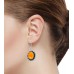 925 Sterling Silver Earring Amber Handmade Jewelry